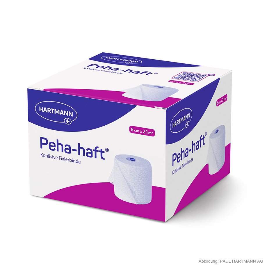 Peha-haft Fixierbinde 21 m x 6 cm, einzeln verpackt
