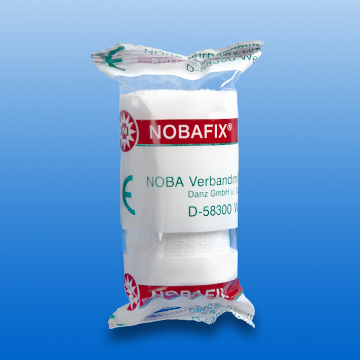 NOBAFIX Fixierbinden weiß 4 m x 8 cm einzeln verpackt (20 Stck.)