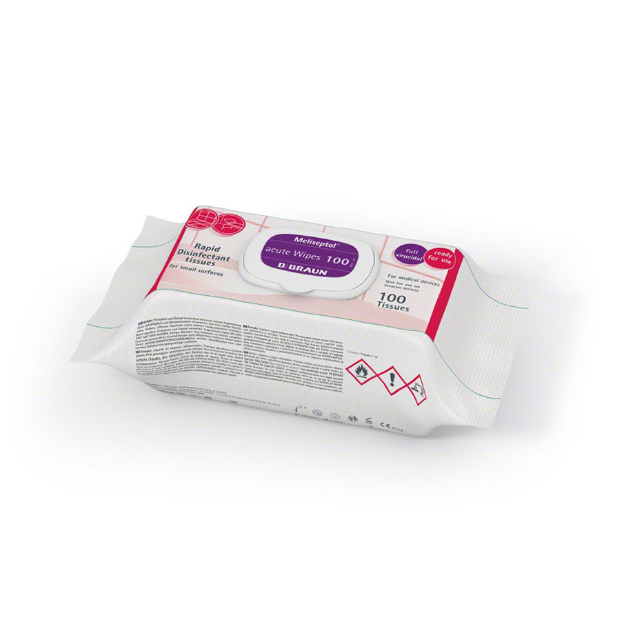 Meliseptol acute Wipes 100 (100 Tücher) Flächenschnelldesinfektion