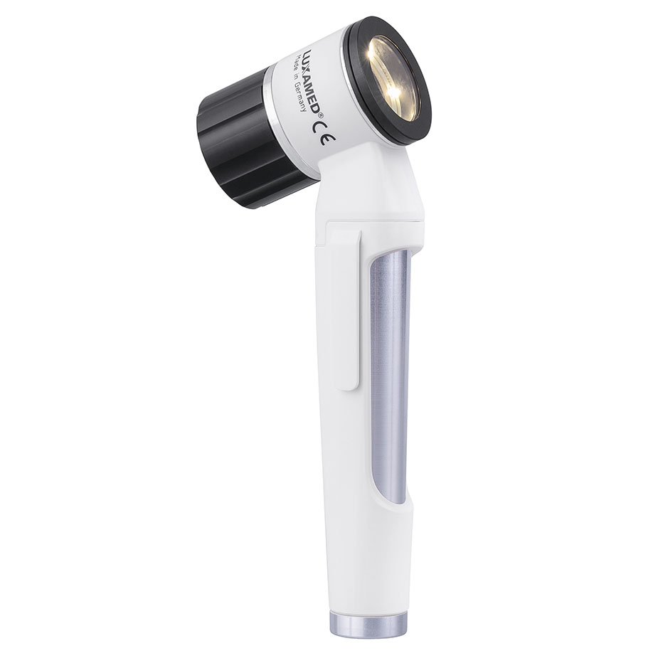 LuxaScope Dermatoskop LED 2,5 V, weiß, Kontaktscheibe ohne Skala