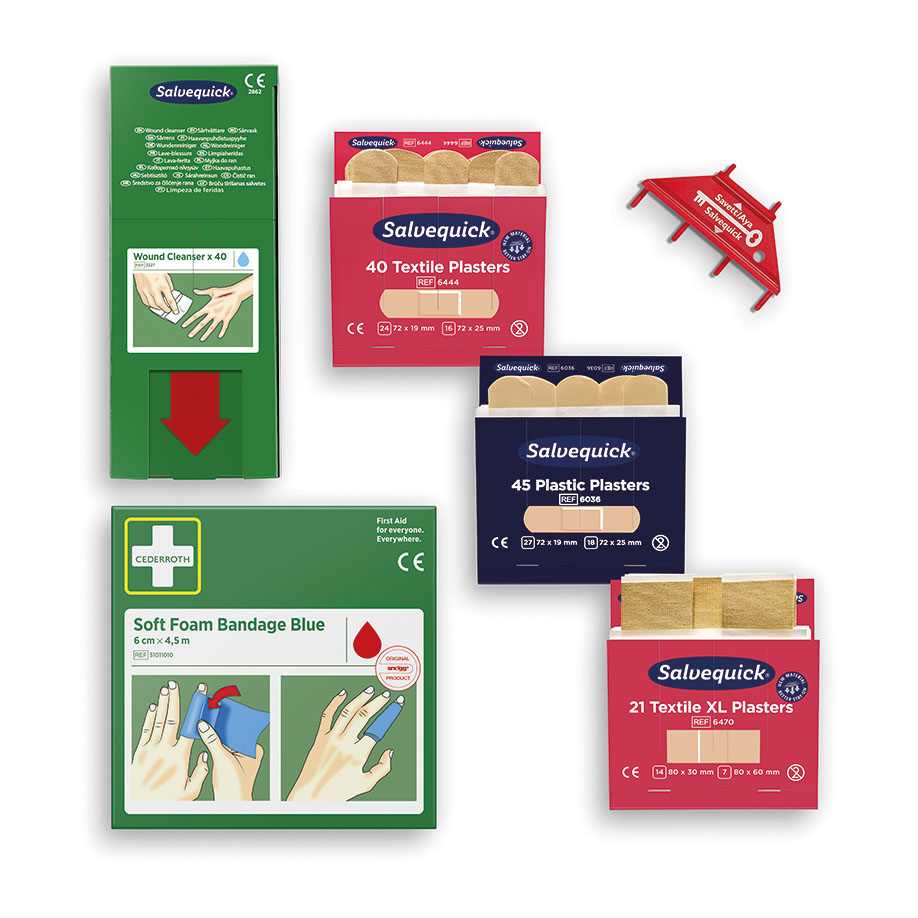 Cederroth Nachfüllpaket für den Wound Care Dispenser (REF 51011006)