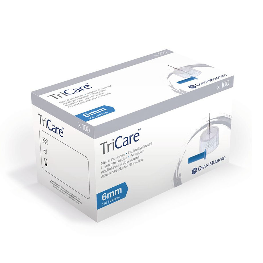 TriCare Pennadeln 31 G, 0,25 x 6 mm (100 Stck.)