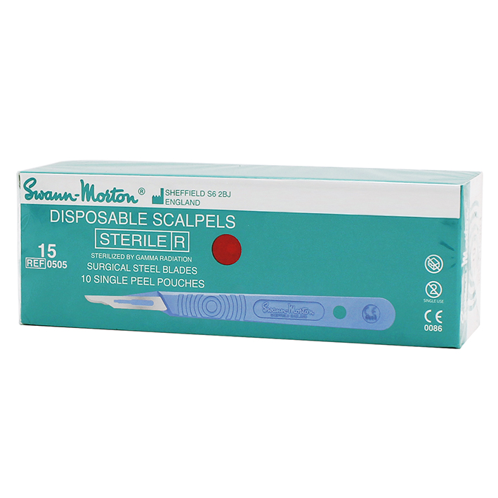 Einmal-Skalpelle Swann-Morton Fig. 15 steril (10 Stck.)