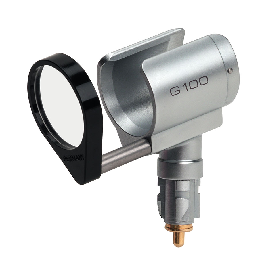 G100 LED geschlitztes Kopfstück 2,5 V mit Schwenklupe, ohne Griff