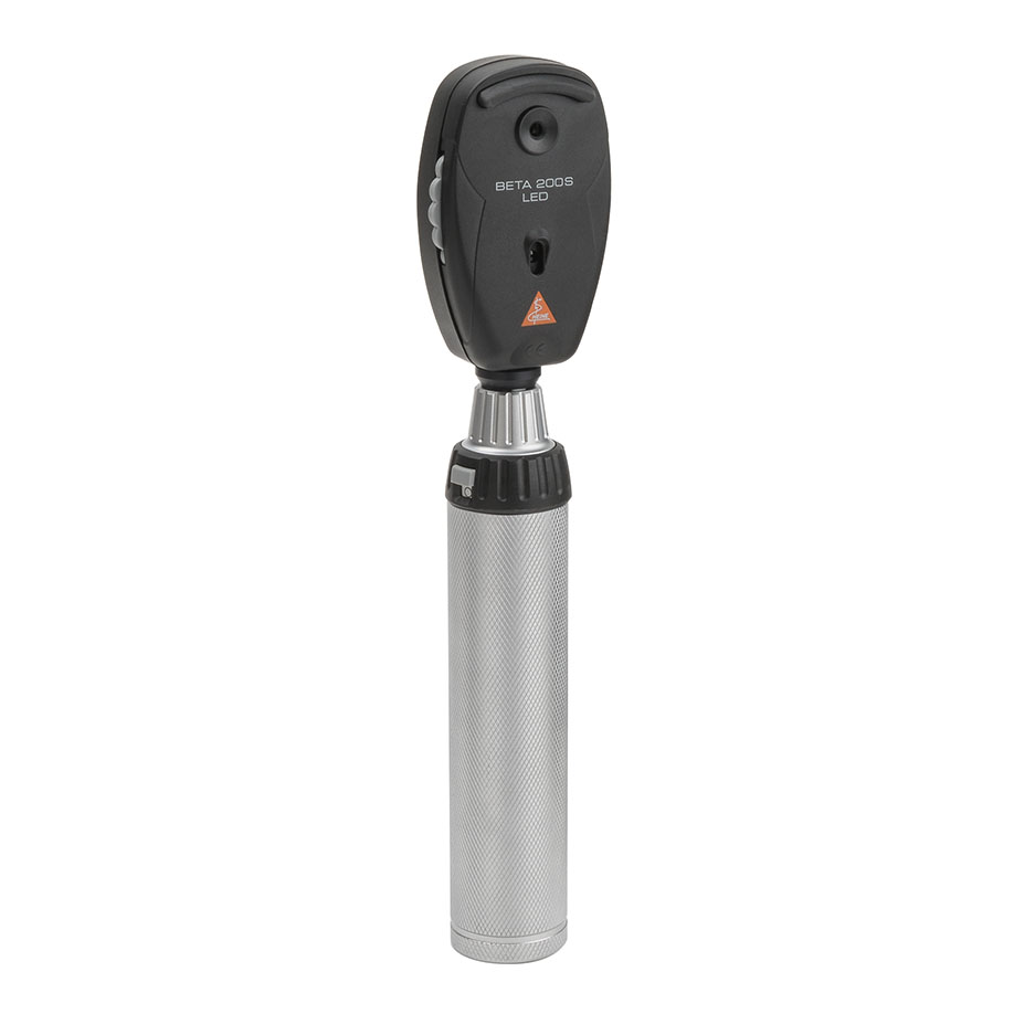 BETA 200 S LED Ophthalmoskop-Set 2,5 V mit BETA Batteriegriff