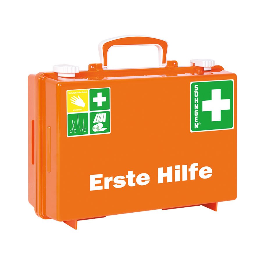 Erste-Hilfe Koffer SN-CD NormPlus mit Füllung Norm DIN 13157, orange