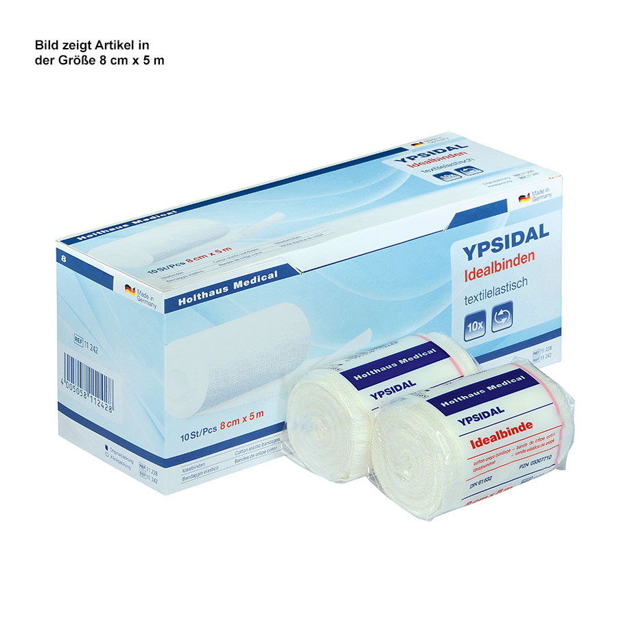 YPSIDAL Idealbinden 5 m x 10 cm (10 Stck.) Klinikpackung