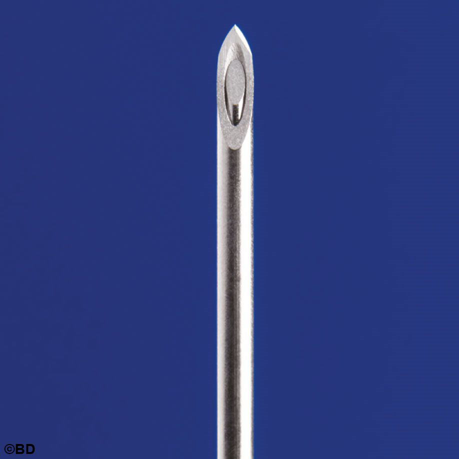 BD Spinalkanülen 22 G x 5'', 0,7 x 130 mm, schwarz (10 Stck.)