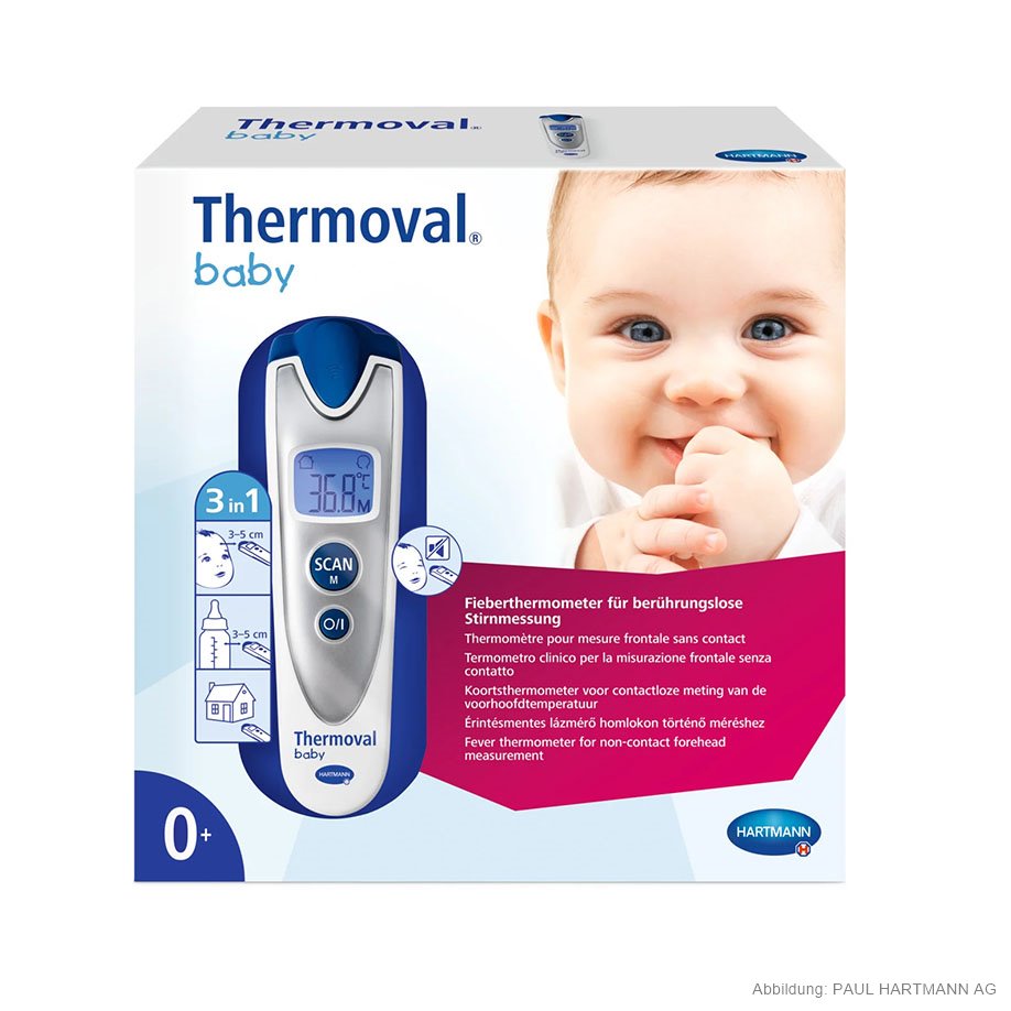 Veroval baby Infrarot-Fieberthermometer silber