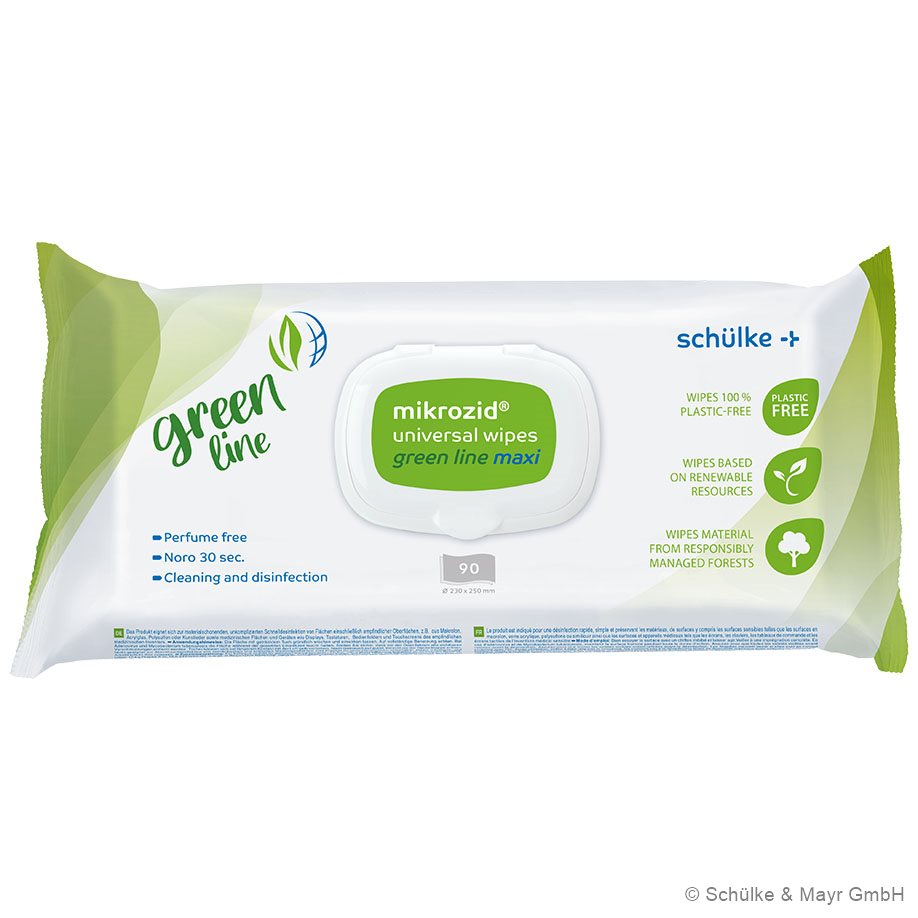 mikrozid universal wipes green line maxi Desinfektionstücher (90 T.)