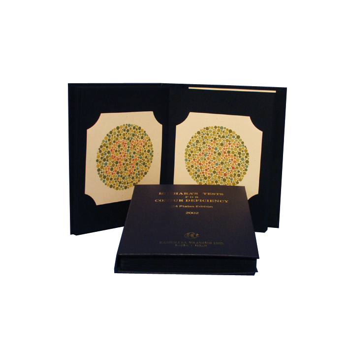 Ishihara Farbtafeln, Buchformat, 14 Tafeln, gebunden