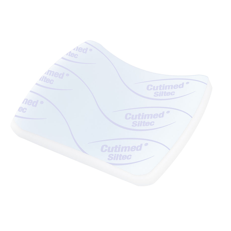 Cutimed Siltec Schaumverband 15 x 15 cm, steril (12 Stck.)