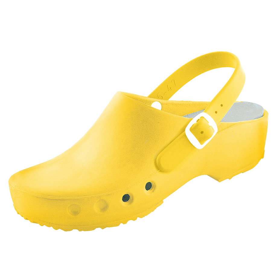 antist. ChiroClogs Classic mit Fersenriemen gelb, Gr. 38