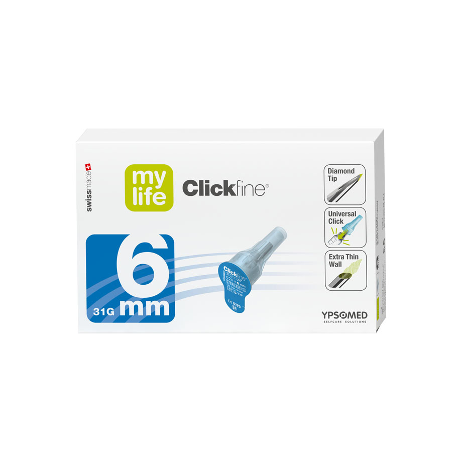 mylife Clickfine DiamondTip Pen-Nadeln 0,25 x 6 mm (100 Stck.)