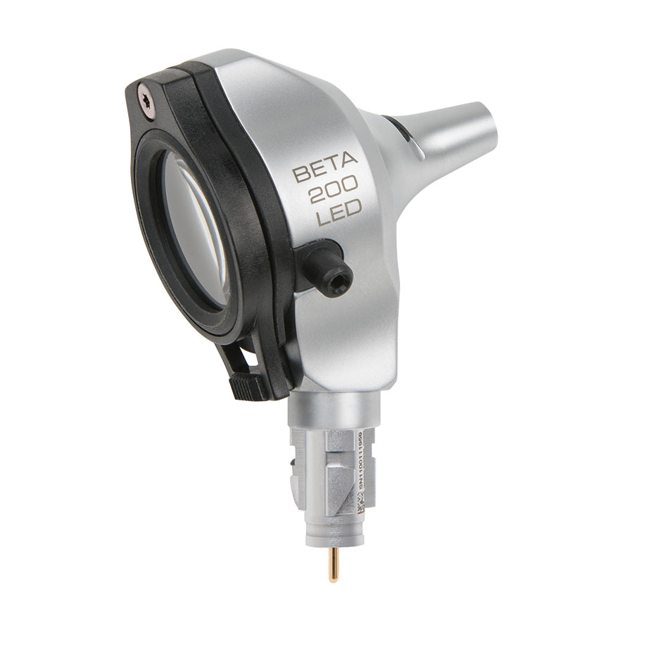 *BETA 200 LED F.O. Otoskop-Kopf 2,5 V mit 4 Dauergebrauchs-Tips, ohne Griff