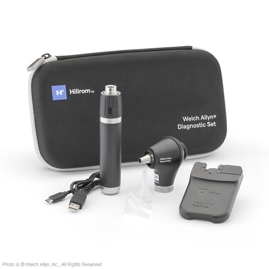 Diagnostik-Set 3,5 V mit MacroView Plus Otoskop im Hardcase