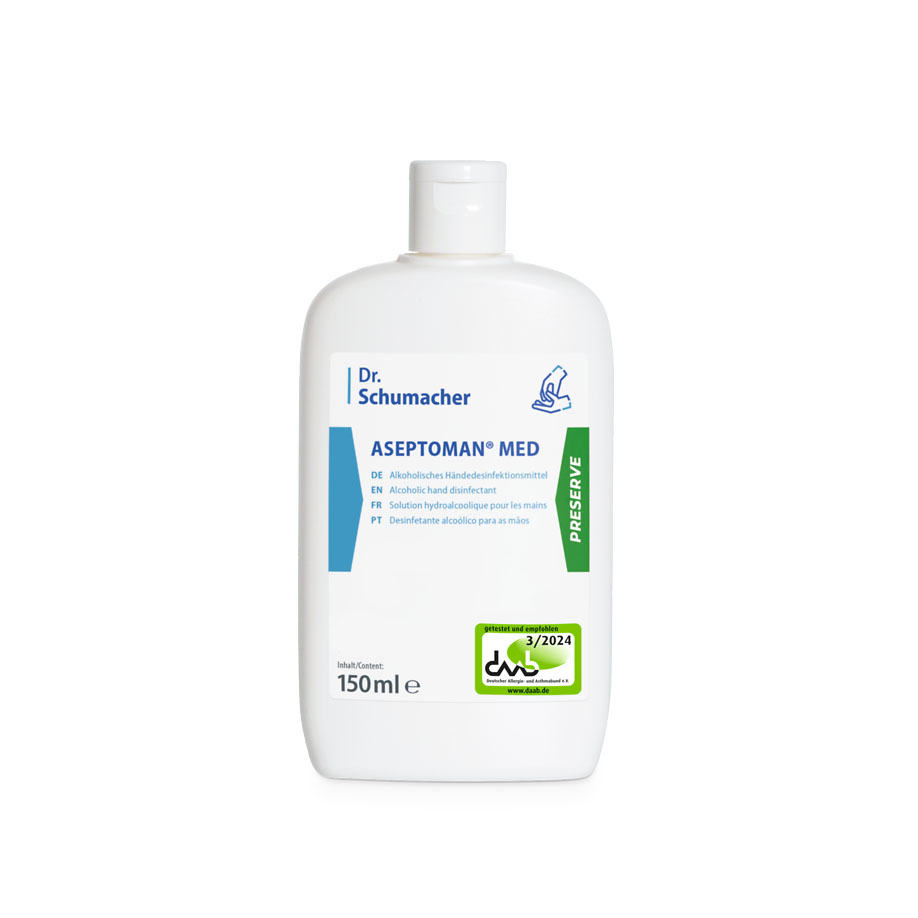 Aseptoman med 150 ml Kittelflasche Händedesinfektion