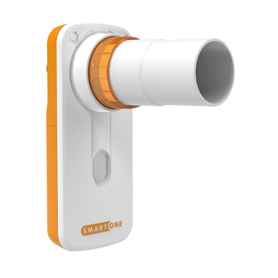 Smart One Spirometer inkl. Mehrwegturbine und Plastikmundstück