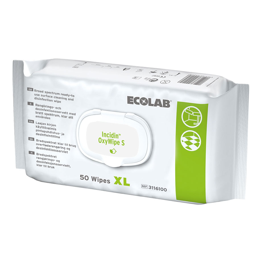 Incidin OxyWipe S XL Flächendesinfektionstücher (50 T.)