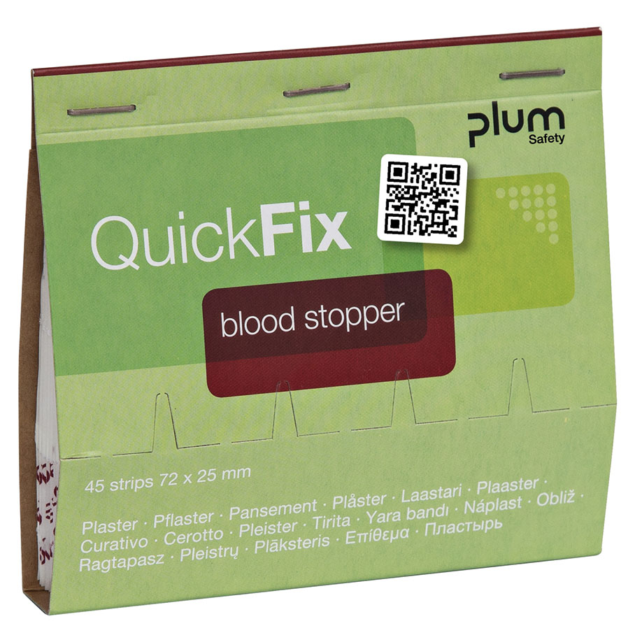 QuickFix Blood Stopper Refill Pflaster (45 Strips)