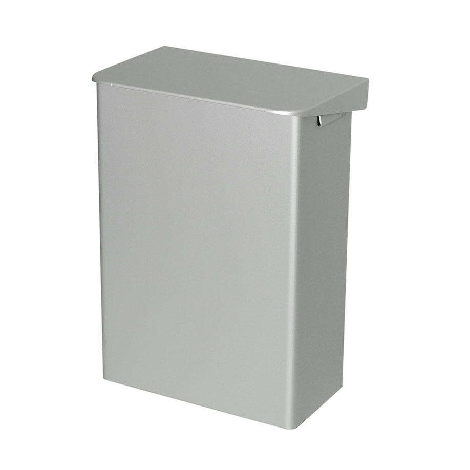 ingo-man Abfallbox AB 6 A  6 Ltr. Aluminium silber eloxiert