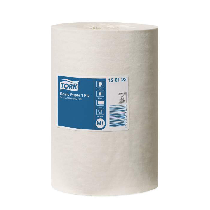 Tork Standard Wischtücher Mini weiß 1-lagig, 21,5 cm x 120 m (11 Rl.)
