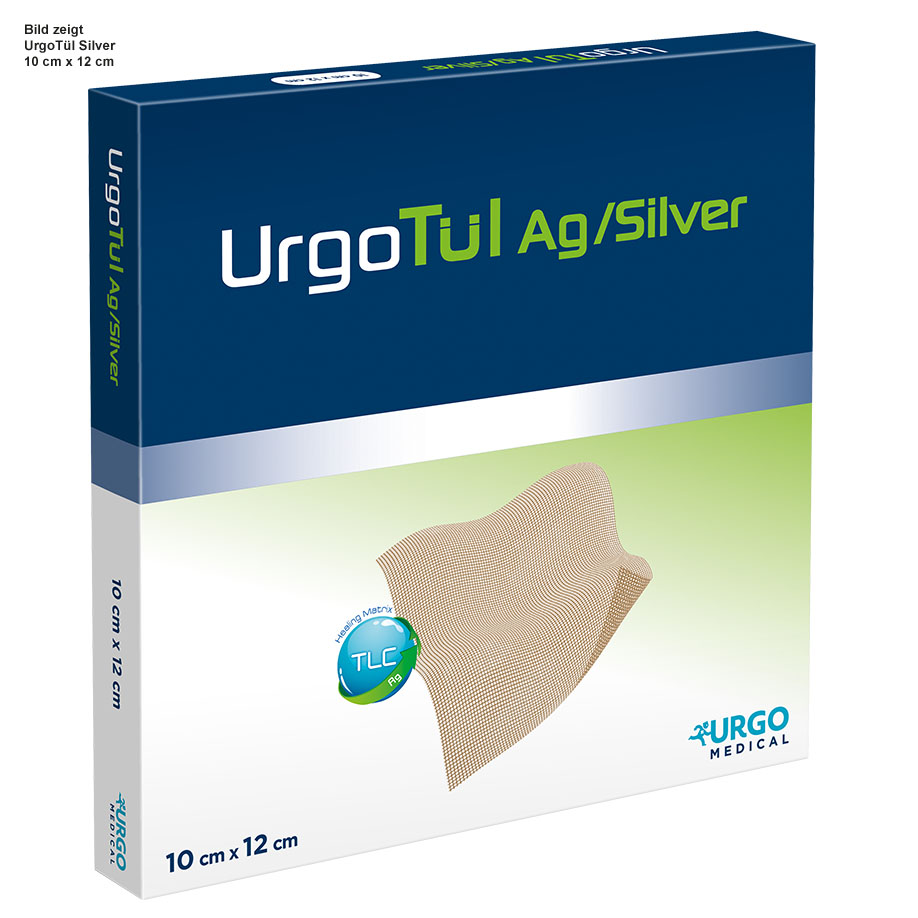 UrgoTül Silver Gazewundauflagen, 15 x 20 cm (10 Stck.)