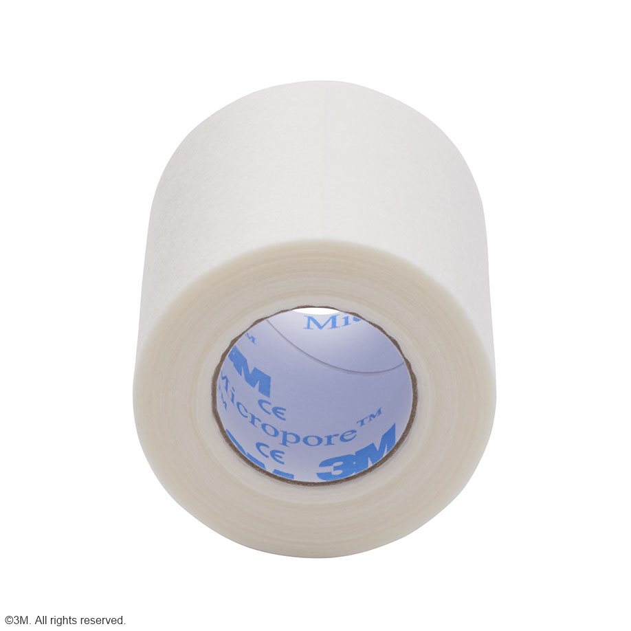 3M Micropore Vliespflaster weiß, 5 cm x 9,1m (6 Stck.)