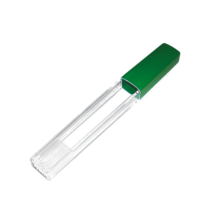 Hüllen aus Hartplastik grün
