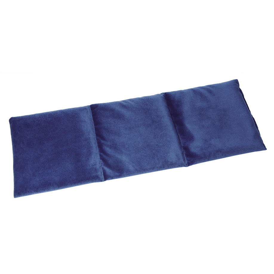 Kryotherm natur Traubenkernkissen groß, blau, ca. 55 x 20 cm