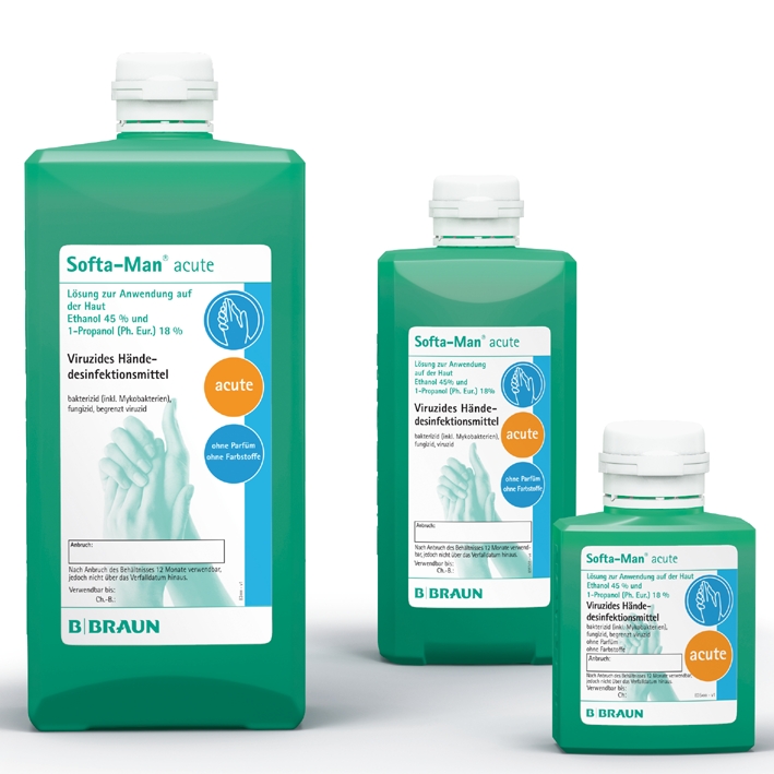 Softa-Man acute 500 ml Spenderflasche Händedesinfektion