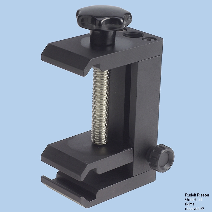 Universalklemme Metall, schwarz für Anästhesiemodelle
