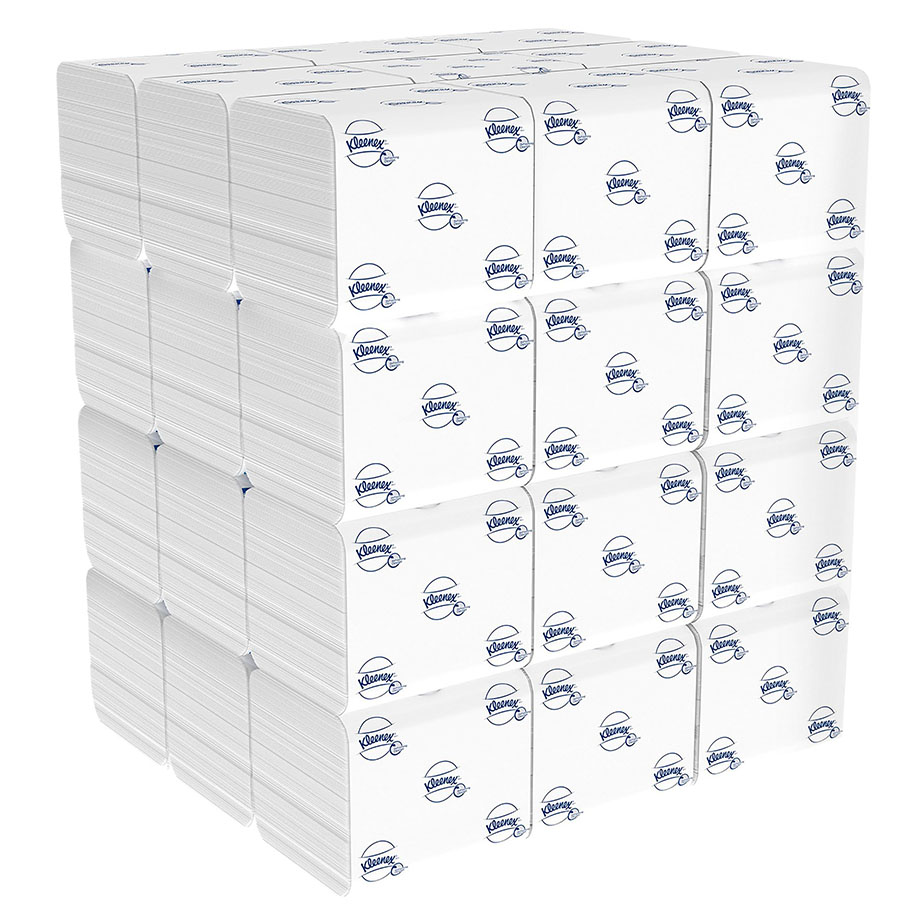 KLEENEX Toilettenpapier, 2-lagig, weiß, 11 x 18,6 cm (36 x 200 Bl.)