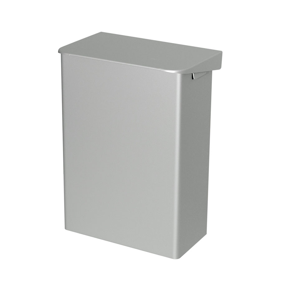 ingo-man Abfallbox AB 15 A 15 Ltr. Aluminium silber eloxiert