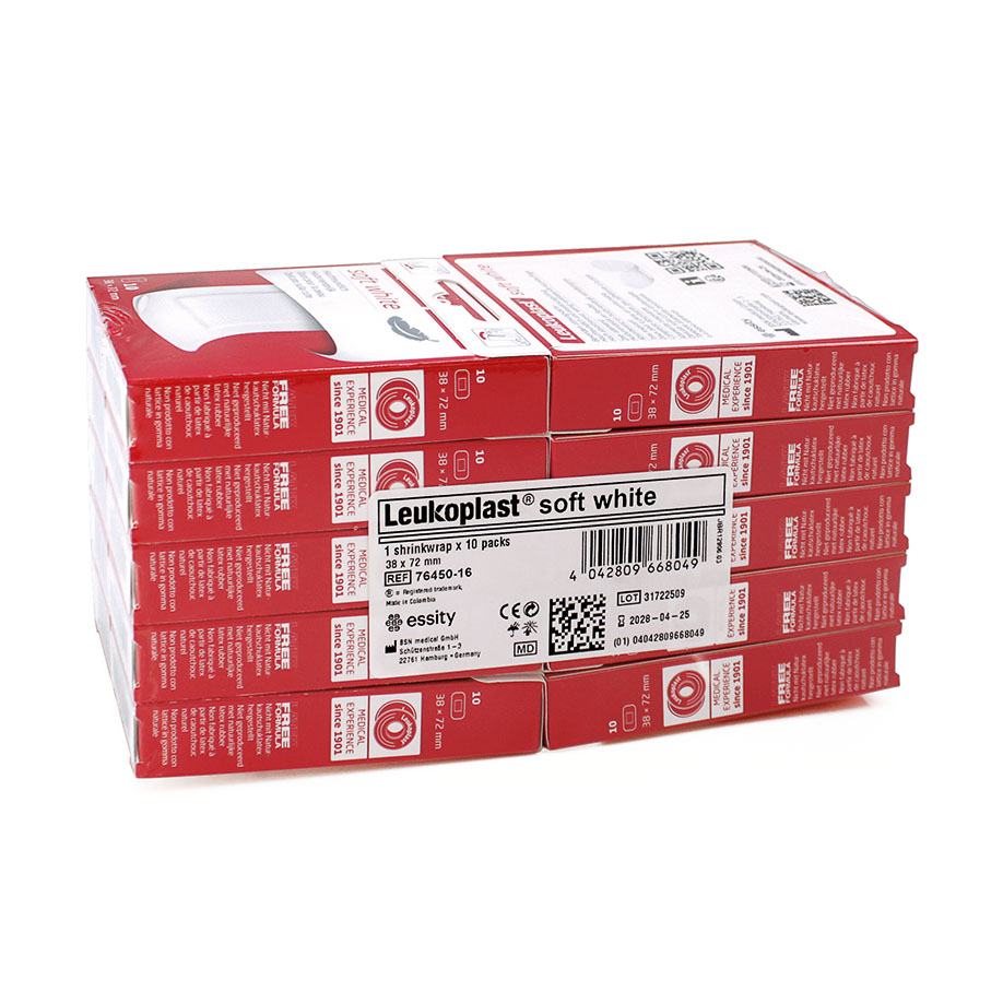 Leukoplast soft white Wundschnellverband 3,8 x 7,2 cm, weiß (10 Stck.)