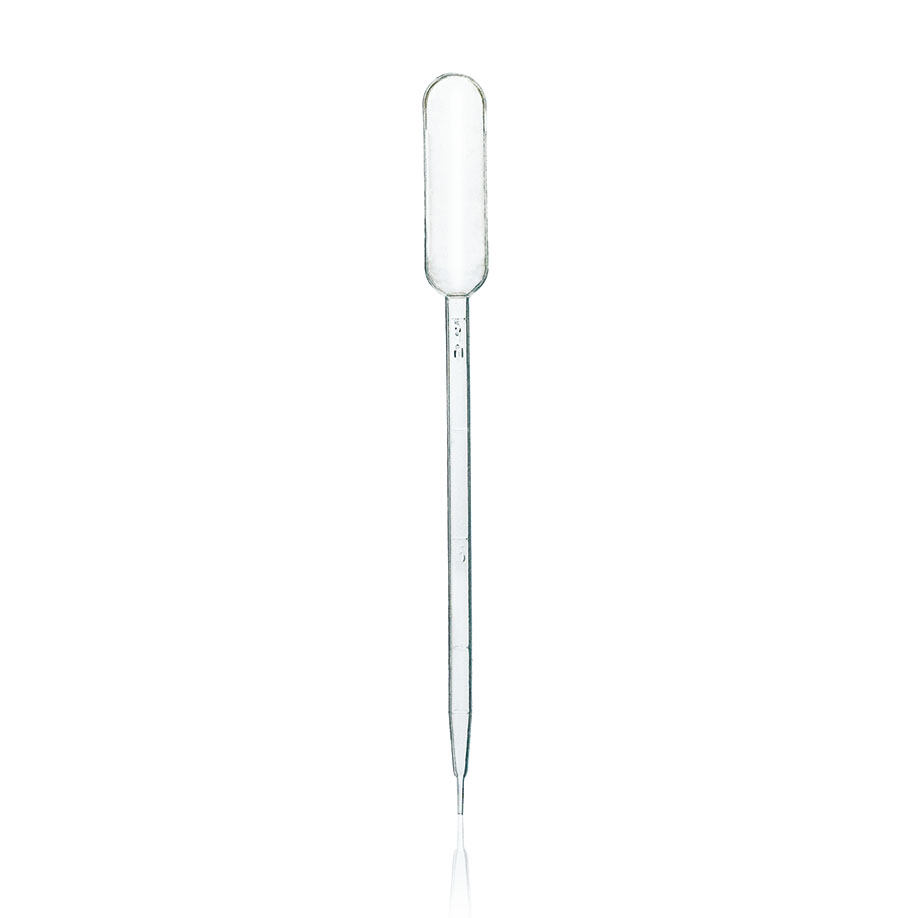 Einmal-Pasteurpipette PE-LD graduiert 1/0,25 ml, Saugvolmen max. 5,5 ml
