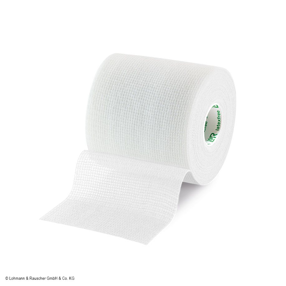 Mollelast haft latexfrei Fixierbinde weiß, 20 m x 4 cm