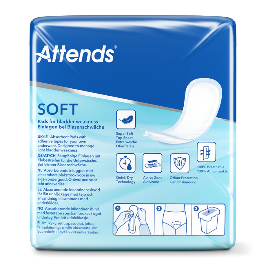 *Attends Soft 2 Normal Inkontinenzeinlagen (30 Stck.) - ausser Handel - / Alternative: ATT 212684
