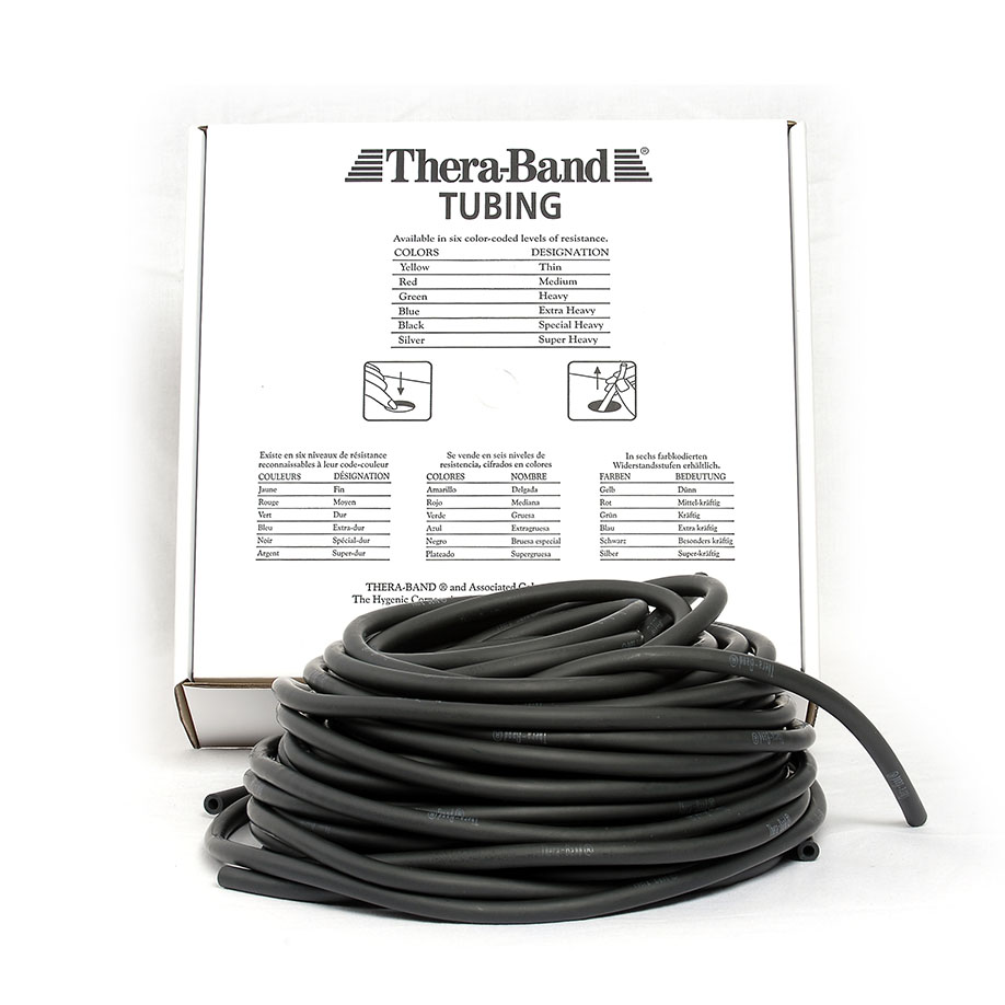 TheraBand Tubing 30,5 m, spezial stark - schwarz