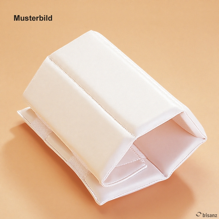 Armpolsterhülse 25 cm lang für Erw., mit Haftbandverschluss, schwarz,
