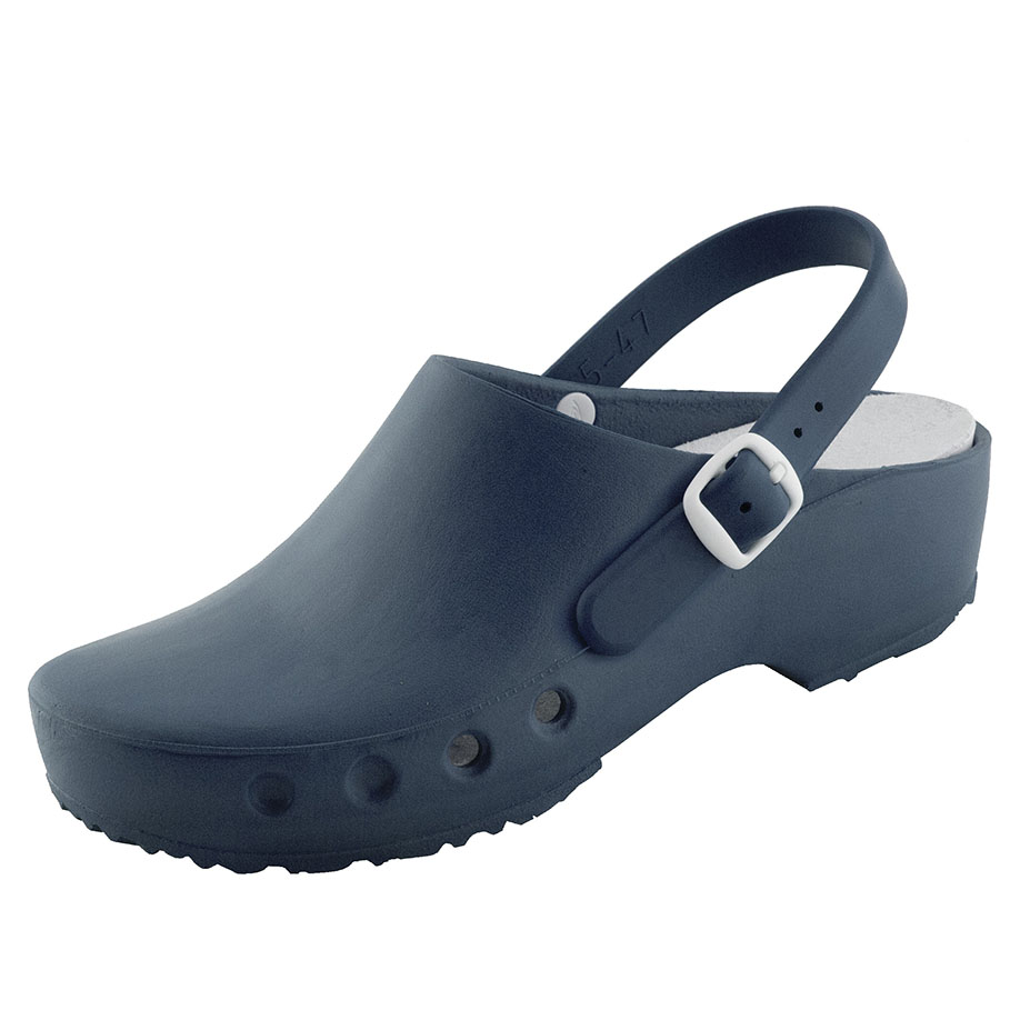 antist. ChiroClogs Classic mit Fersenriemen blau, Gr. 40