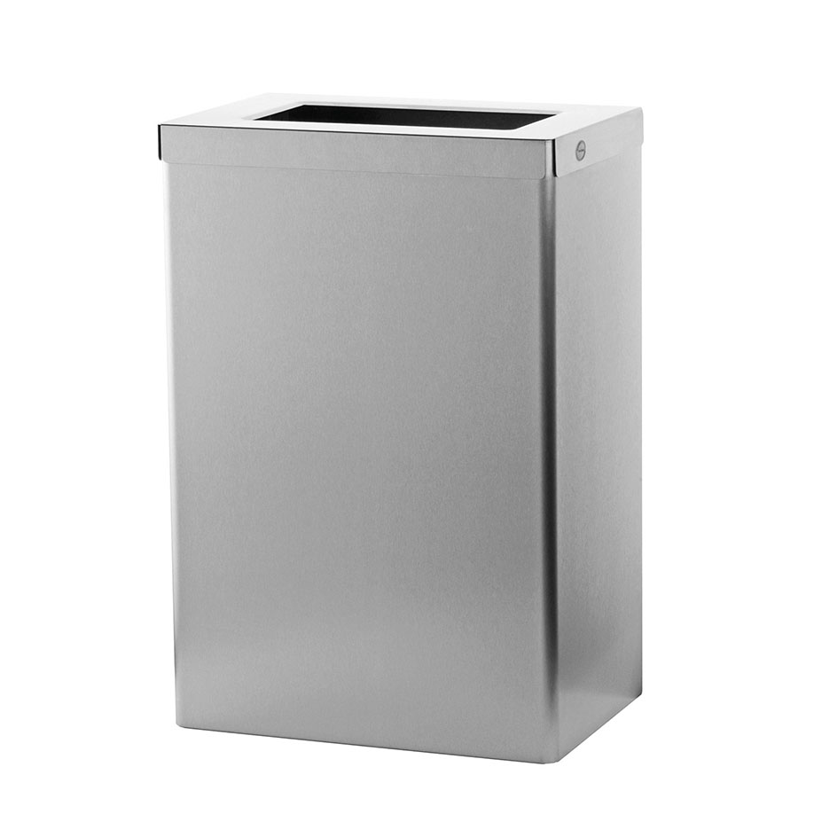 SanTRAL Abfallbox EBU 50 E ST 50 Ltr. Edelstahl geschliffen