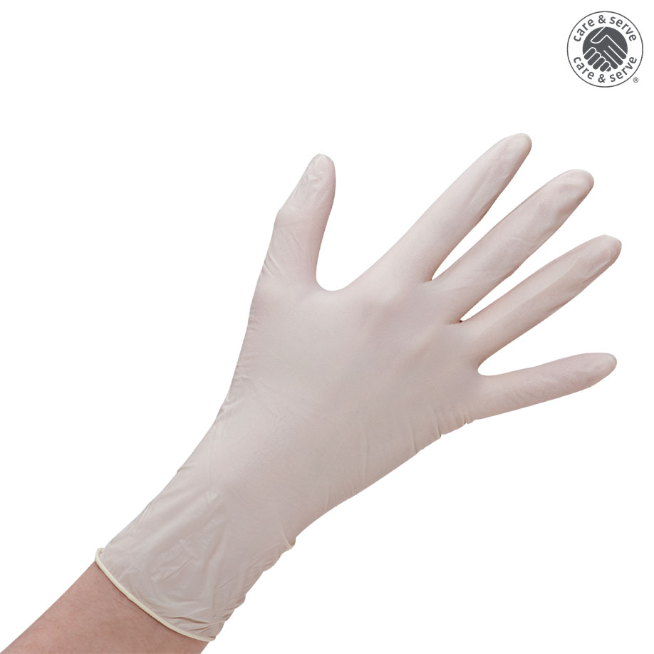 wiroMICROGRIP PF, Latex U.-Handschuhe, unsteril, Gr. M, weiß (100 Stck.)