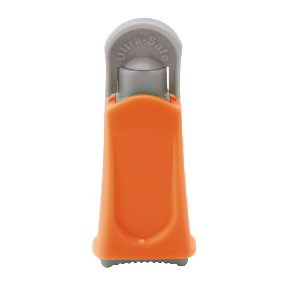 Ultrasafe Einweg-Sicherheitslanzetten 21 G x 2,2 mm, orange (100 Stck.)