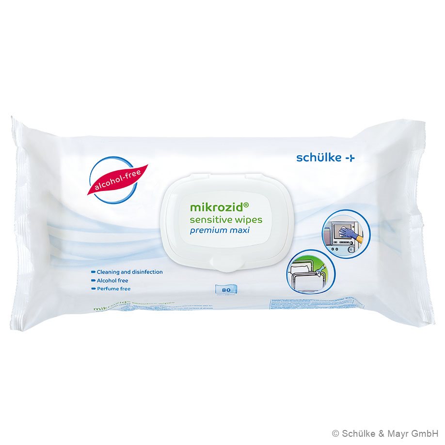 mikrozid sensitive wipes premium maxi Desinfektionstücher (80 T.)