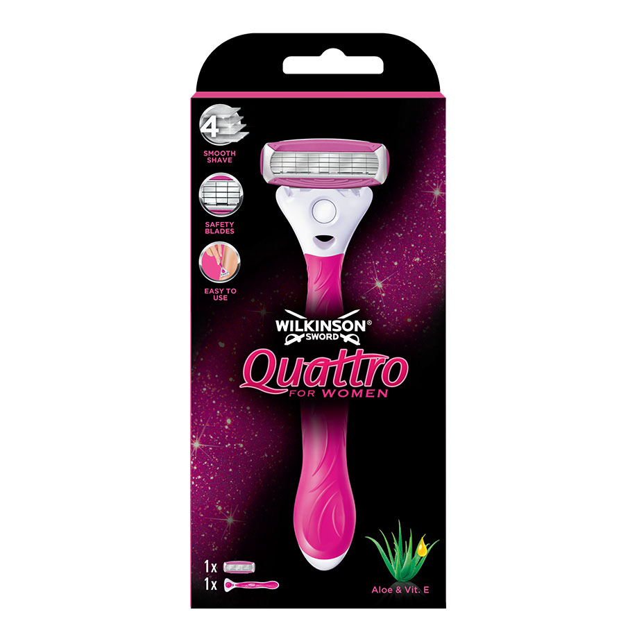 Rasierapparat Wilkinson Quattro pink for Women #W950179700#
