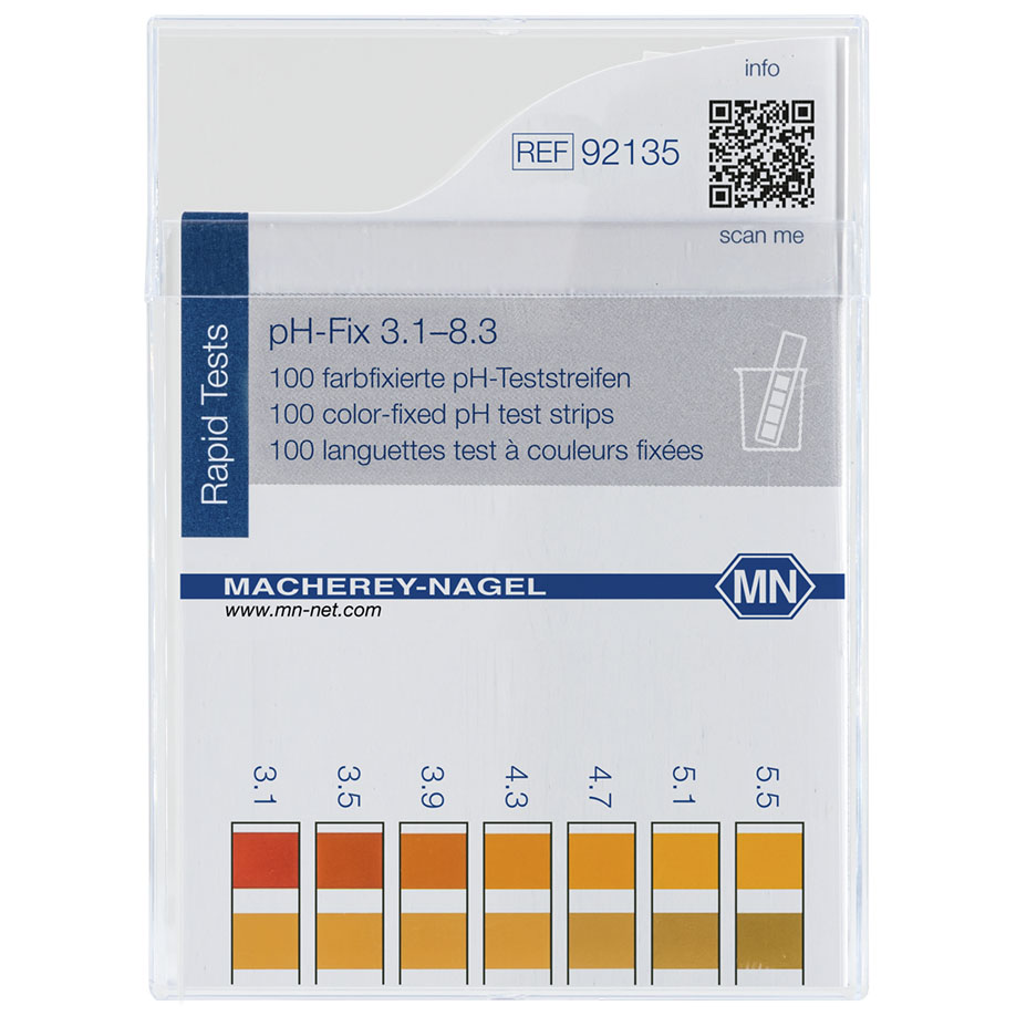 pH-Fix Indikatorstäbchen 3,1 - 8,3 (100 T.)