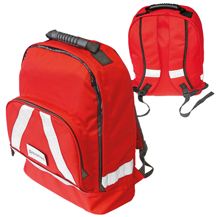 Notfallrucksack ''WasserStopp'' ratiomed klein, rot