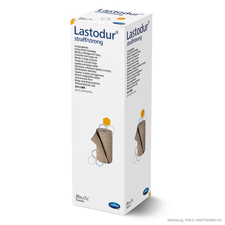 Lastodur straff/strong Langzugbinde 7 m x 20 cm