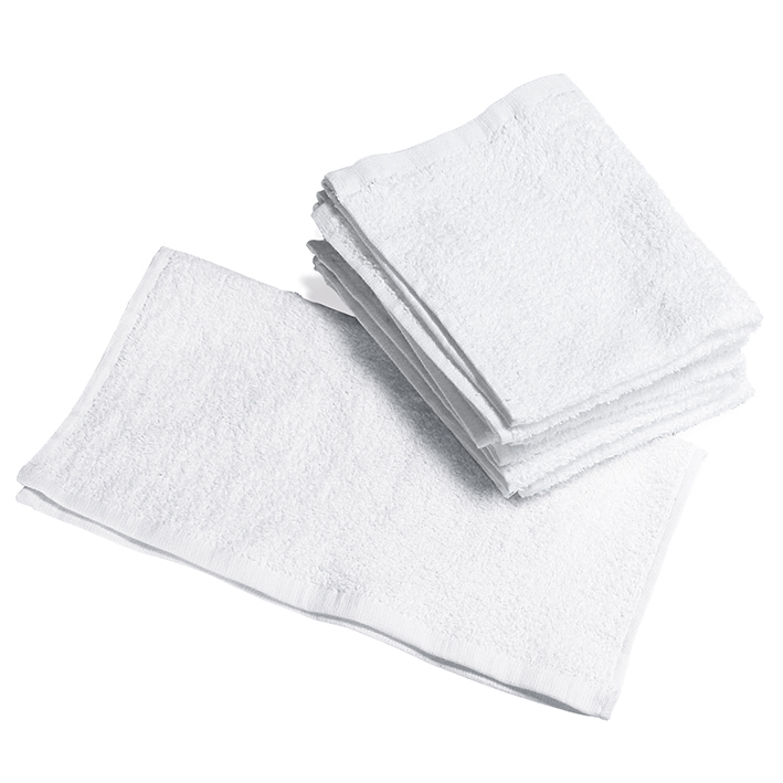 Seiflappen Frottee weiß, 30 x 30 cm (6 Stck.)
